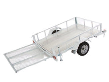 Load image into Gallery viewer, 5x8 Galvanized Landscape / ATV Trailer with Loading Ramp