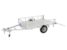 Load image into Gallery viewer, 5x8 Galvanized Landscape / ATV Trailer with Loading Ramp